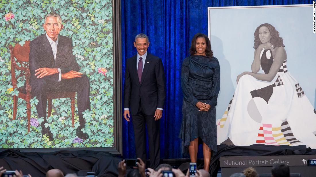 TwylaInc's tweet photo. Congratulations to Kehinde Wiley and Amy Sherald on the unveiling of your impactful portraits of the Obamas at the @smithsonian https://t.co/2CN1iTlVUF https://t.co/nPuNwlXgzN