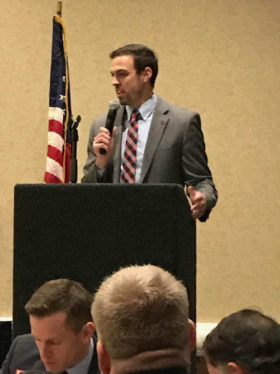 Great to be in Thurston County for the <a href="/ThurstonCoGop/">Thurston County Republican Party</a> Lincoln Day Dinner where our new Chairman, <a href="/CalebHeimlich/">Caleb Heimlich</a>, spoke about the future of Washington State!