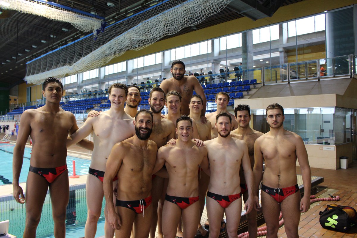 waterpolocanada's tweet photo. Men's national team athletes are in Barcelona this week!//L'équipe canadienne est à Barcelone! Voici quelques photos de la séance d'entraînement d'aujourd'hui! #waterpolocanada #TrainingCamp https://t.co/Yhm4lmGcPI