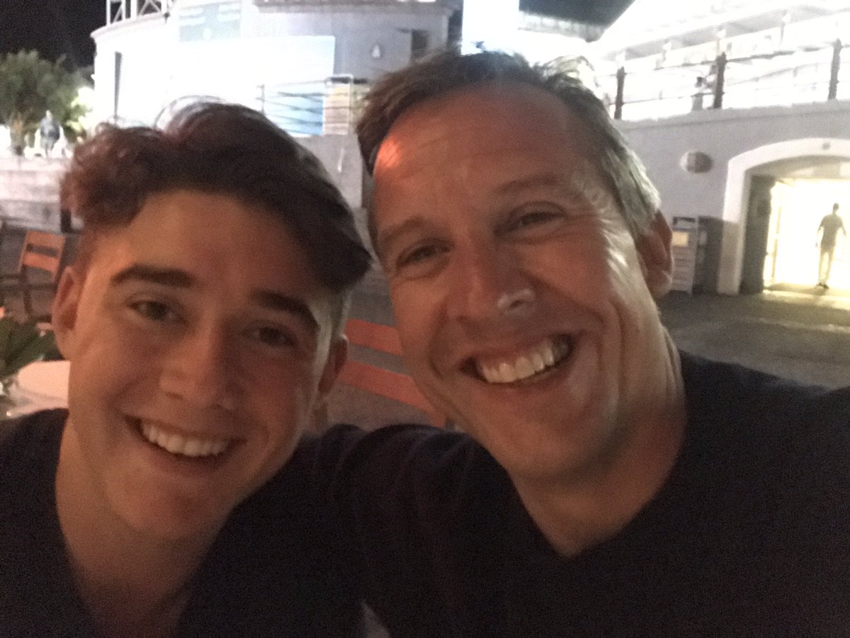 X11RSG's tweet photo. Thank you all of you who sent me birthday wishes today, as I sit here with my oldest boy in Cape Town having a beer together #notbadbeing50 https://t.co/XzHLU4Whrw