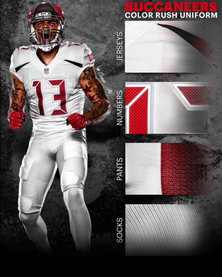 bucs pewter color rush