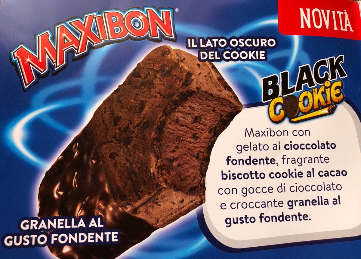 fratelliferrari's tweet image. @maxibon non finisce mai di stupirci e scende in campo quest’anno con una novità da applausi 👏🏼 Il nuovissimo Maxibon Black Cookie con il suo fragrante biscotto cookie al cacao con gocce di cioccolato e croccante granella al gusto fondente! 😋 #FratelliFerrari #Froneri #Maxibon