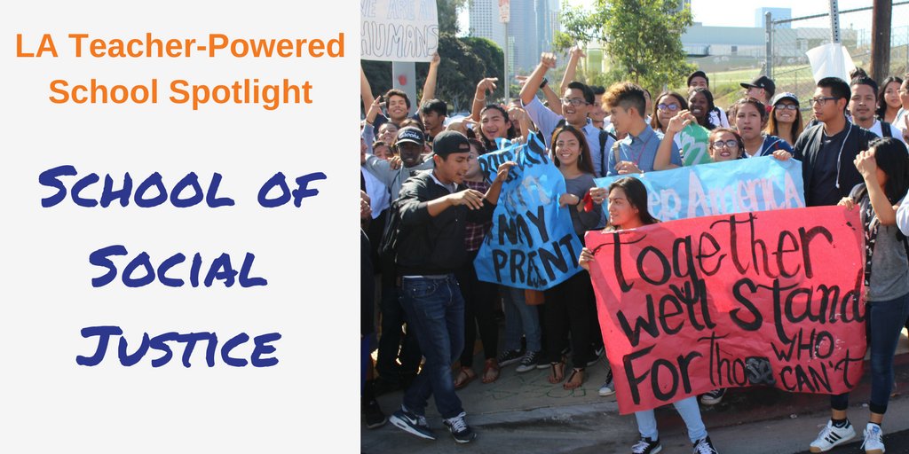 LA #teacherpowered Network is excited to introduce School of Social Justice <a href="/SJ_mclc/">SJ@MCLC</a>, a high school working with community organizations to offer student-centered interdisciplinary learning opportunities. Click to read about their story mailchi.mp/e741ec5fdfcf/l…