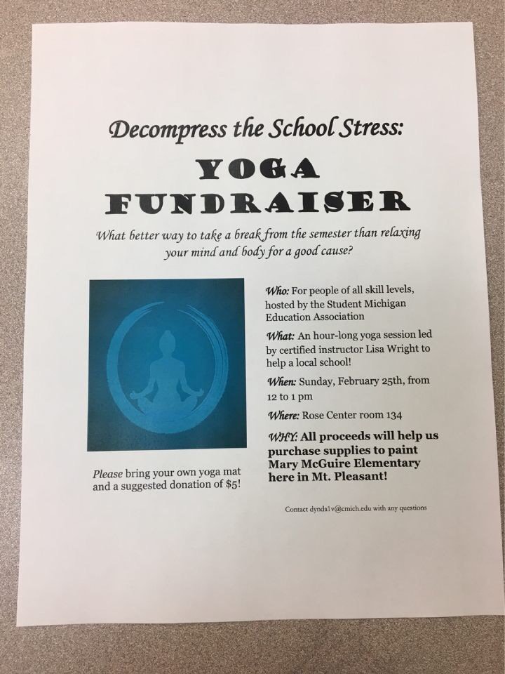 smeacmu's tweet photo. Join us for a yoga event that we are hosting February 25th from 12-1:00pm at the Rose Center room 134. We will be giving away sports bra curtesy of PINK CMU! https://t.co/JIptBhjhcA