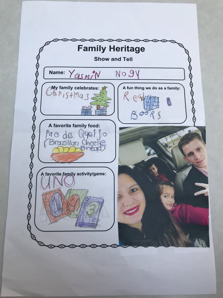 So proud of Yasmin’s hard work on this project! This is her first year in school! #ItsWorthit #SlateHillStars