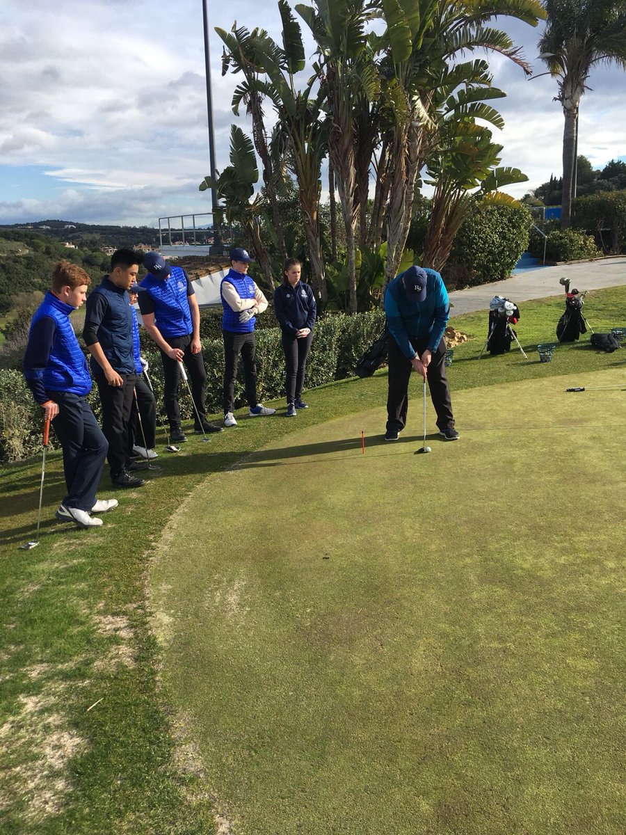 Another great day <a href="/almenararesort/">Almenara Golf Club</a> with <a href="/winstanleygolf/">James Winstanley</a> for our development golfers @ReedsPhysEd #teamreeds