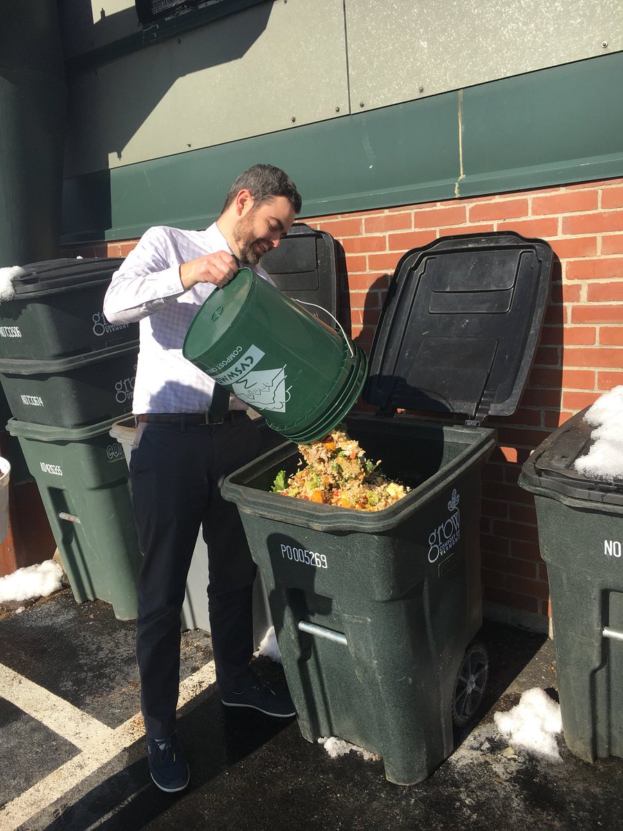 mhsearthgroup's tweet photo. Your high school principal Mike Mcraith taking out the compost #vpaleads @vtprincipals https://t.co/a8jESfGJ0B