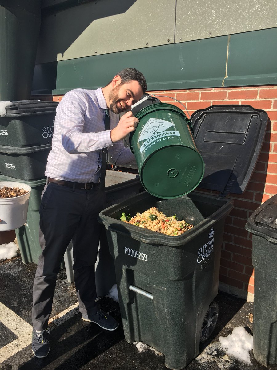 mhsearthgroup's tweet photo. Your high school principal Mike Mcraith taking out the compost #vpaleads @vtprincipals https://t.co/a8jESfGJ0B