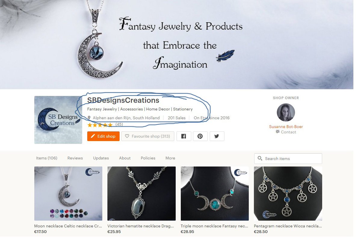 SBDesigns__'s tweet photo. Felt it was time to change my shop intro :). #etsyseller #etsyshop #jewelry #accessoires #homedecor #stationery #handmade #magical #madewithlove https://t.co/m21ODukrmU