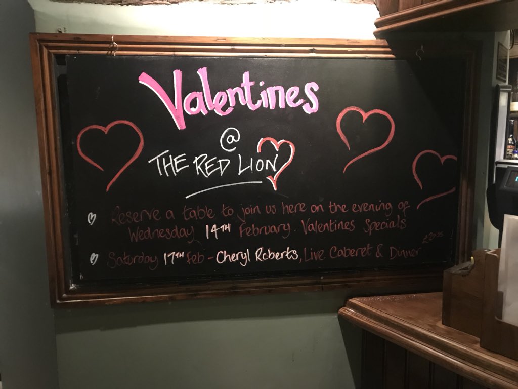 RedLionLacock's tweet photo. Book a table at The Red Lion this Valentines Day!! #ValentinesDay #loveinlacock https://t.co/8WN0NCbCLA