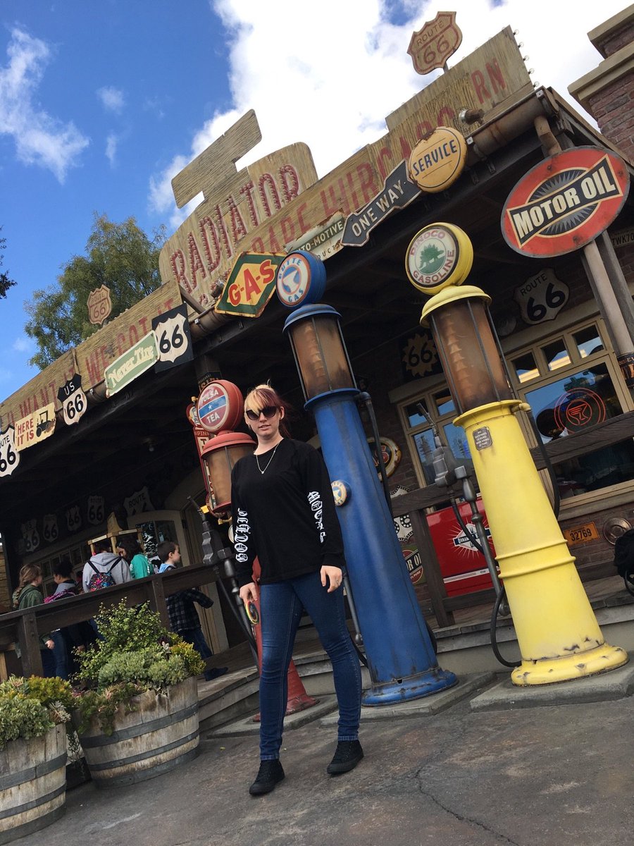 DanielleKrist15's tweet photo. //GothicMochas x RadiatorSprings. @gothicmochas @todderic_ #gothicmochas #gothic #disney #disneyland #vibe #livegothic #fearthegoth #support #gettheseasap https://t.co/XGwFuG3ZZk