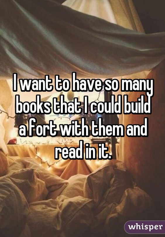 We can dream even bigger: A book mansion...or a castle! With a coffee or tea moat. :D