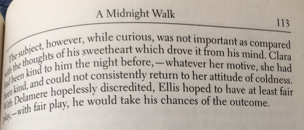 alex_iacono's tweet photo. Keeping in mind what happens in the next few chapters, this passage in particular stands out to me because it seems as if Chesnutt is trying to mask the true importance of what Ellis saw by immidiately changing the focus to his relationship with Clara. #tmot19 https://t.co/3fmXr1Wzlx