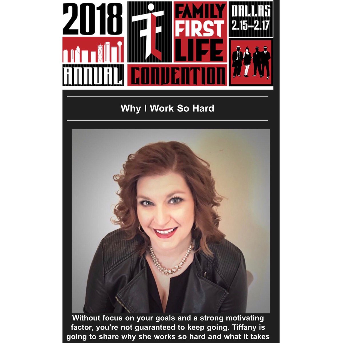 FamilyFirstNW's tweet image. Tiffany will explain at this weeks convention on why she works so hard! You don’t want to miss out! #winwithffl