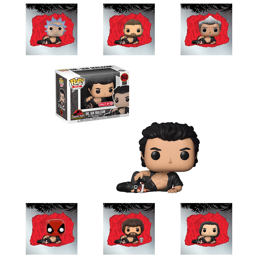 Funko's tweet photo. Goldbluming has taken Funko by storm! Post a photo of yourself in this pose with #Goldbluming on Twitter or Instagram for the chance to win a Target exclusive Dr. Ian Malcolm Pop! Winners will be selected on Wednesday, February 21st! https://t.co/p6YpSLmHq5