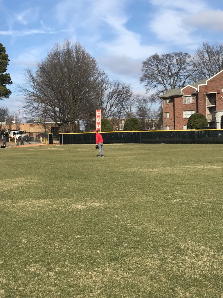 lparks32's tweet photo. More facility upgrades happening at “The Nate” #newwindscreen https://t.co/7icxzfvDFr