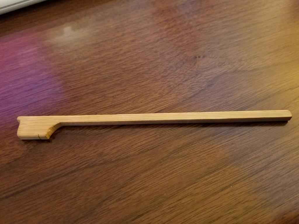 PatrickRothfuss's tweet photo. My four-year-old son held up this oddly shaped piece of wood to me and said:

"Dad. This is the key of Despair. It can open any lock."

He handed it to me.

"It's for you. You need it."

#CutieSays https://t.co/dpqn7A0wqM