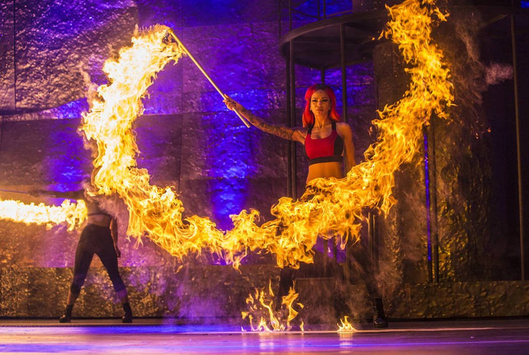 reviewjournal's tweet photo. .@johnnykats: #INFERNOshow at @ParisVegas features magic, acrobats and a lot of fire→https://t.co/ZX9HjJaBho https://t.co/7SSIgEiAzx