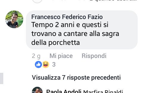 AssuntaSora's tweet image. Questo è parente tuo 😂 me copia🤣 lo dicevo a te che manco alla sagra della porchetta 
te vojono @PatriciaRocchi1