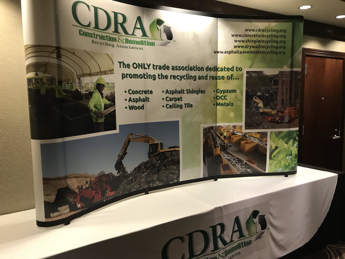 Championwaste's tweet photo. Action packed day today at C&amp;D World 2018
Congrats to all the award winners today! Great updates in legislative/regulatory, equipment management, social media/marketing and now C&amp;D Fines update.
Join today 
https://t.co/2xM8NuxP2B https://t.co/dr9YKD2sKg