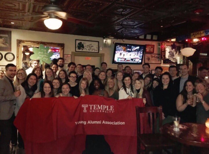 TempleTUYA's tweet photo. Who’s coming to @McGillins on Thursday? 3-hour open bar/ apps - just $20! Register now: 🦉 https://t.co/3UHvhatfVR https://t.co/jezRfypLHx
