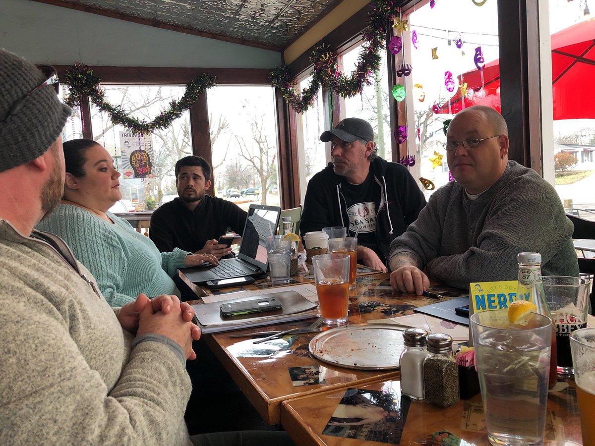 Food truck heroes in Nashville hard at work. These are volunteers trying to further an awesome industry.