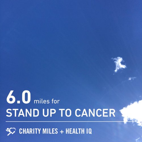 ABookAffair's tweet photo. 6.0 @CharityMiles for @SU2C. Thanks to @healthiqinsure for sponsoring me. #365ForFSF #MoveWithPurpose #EveryMileMatters #CharityMiles https://t.co/wzvvI0waXS