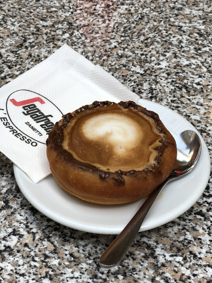 benpetito's tweet photo. Coffee filled Nutella donut 🤤 https://t.co/TaBhnbtfbH