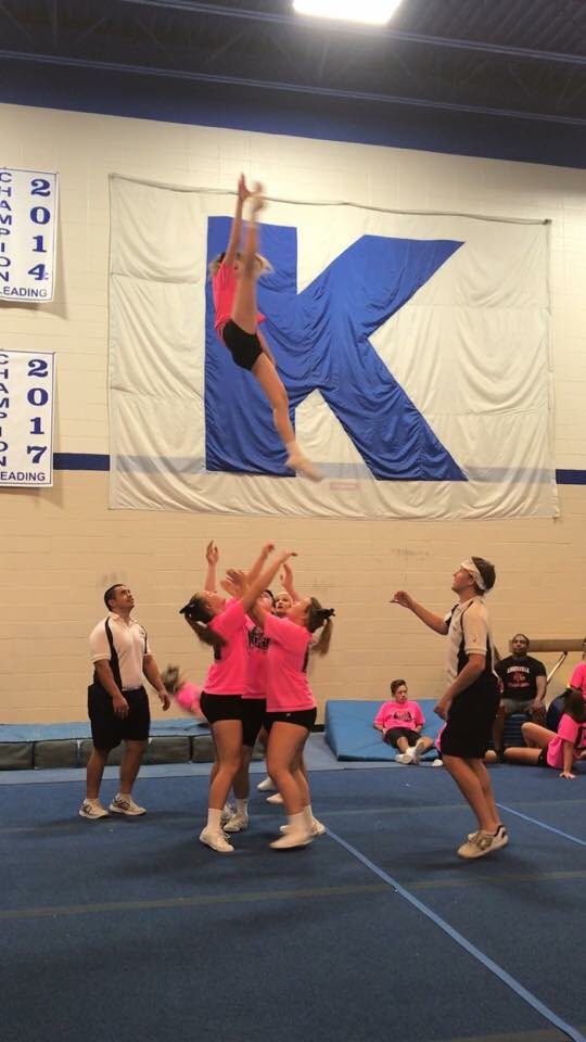 sburghscheer's tweet image. Tryouts will be here before you know it... then UCA camp (@UCAupdates)! Come to open gym tonight at 8 to work on those skills!! 🏆💜