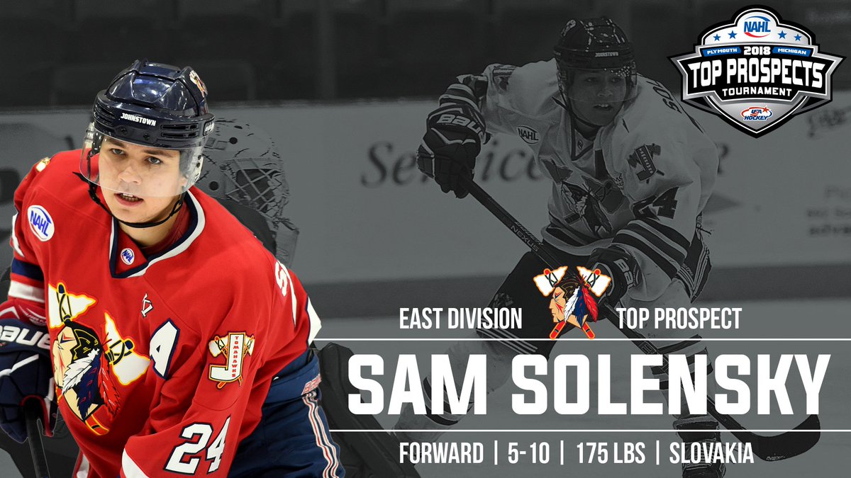 TomahawksHockey's tweet photo. BREAKING: @rkraemer3, @TobyShockey22 and @solensky24 to represent the East Division at @NAHLHockey Top Prospects Tournament! https://t.co/w8Kc1tIoDd