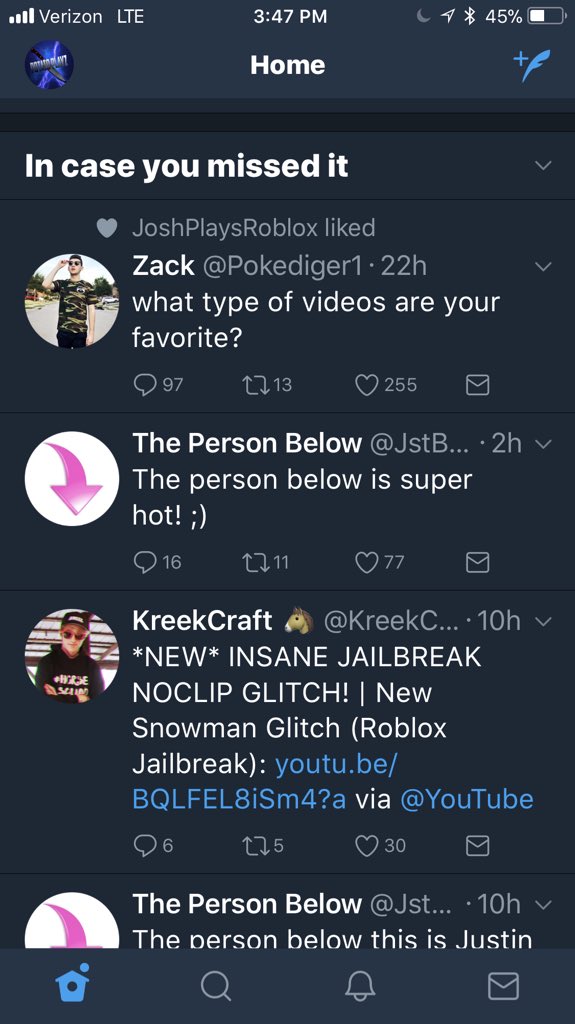 Kreekcraft On Twitter New Insane Jailbreak Noclip Glitch New Snowman Glitch Roblox Jailbreak Https T Co 6nnboygh9g Via Youtube - noclip exploit for roblox