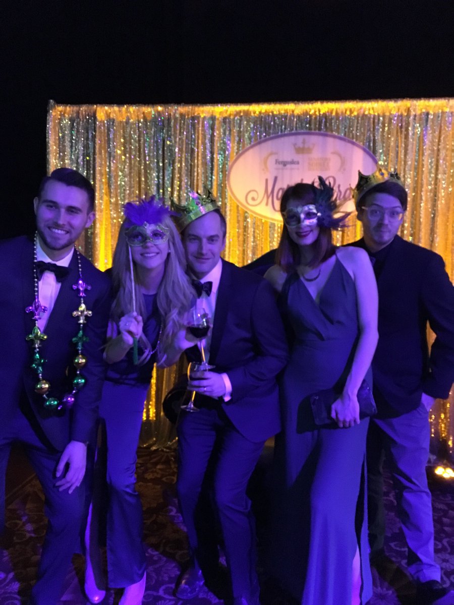 We had a great time supporting the @ottawasenatorsfoundation at the #senssoiree 🔴🔶⚫️ #charity #givebackinstyle #mardigras #DETOURUX #tech #uxlife #teamouting #gosensgo