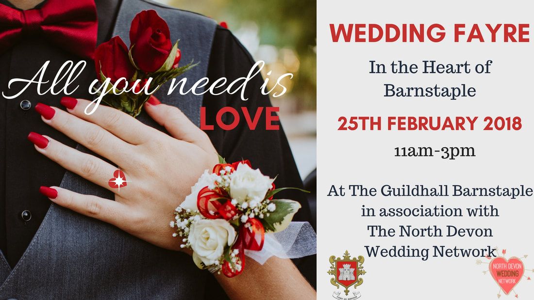 eeekweddings's tweet photo. All You Need is Love Wedding Fayre! The North Devon Wedding Network & Barnstaple Guildhall Sunday 25t Feb 11 - 3 pm Pre-register now https://t.co/uee6J6DW2s #northdevonweddingnetwork https://t.co/44ltjNU8az