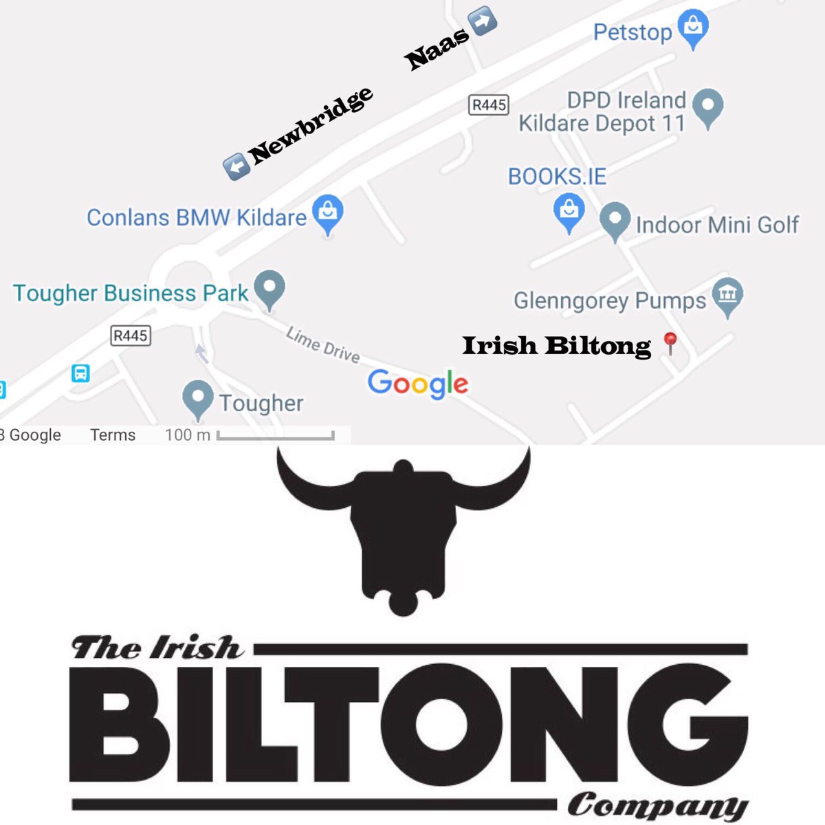 Irishbiltong's tweet photo. Ever wondered where our outlet is??
Find us in #ToughersBusinessPark between #Naas & #Newbridge #R445 #IrishBiltong https://t.co/QDHiWa0tfK