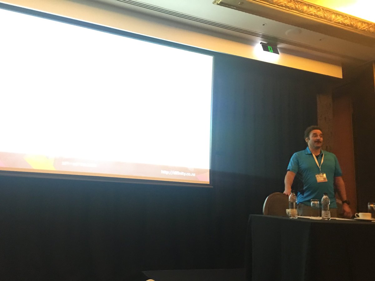 DoktorKermit's tweet image. On stage we have @regbac presenting #ADFV2 at #difinity2018