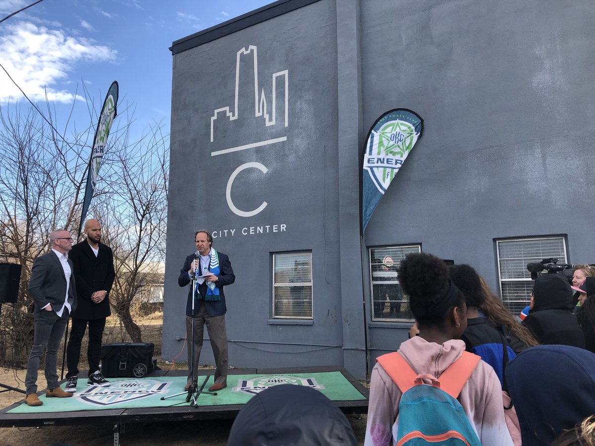 Exciting times for ⚽️ in OKC as Energy FC, <a href="/OKCityCenter/">City Center</a> and @TeamGriffinEYBL Foundation open the first of many futsal courts in partnership with <a href="/ussoccerfndn/">US Soccer Foundation</a>.

#ForCityAndClub