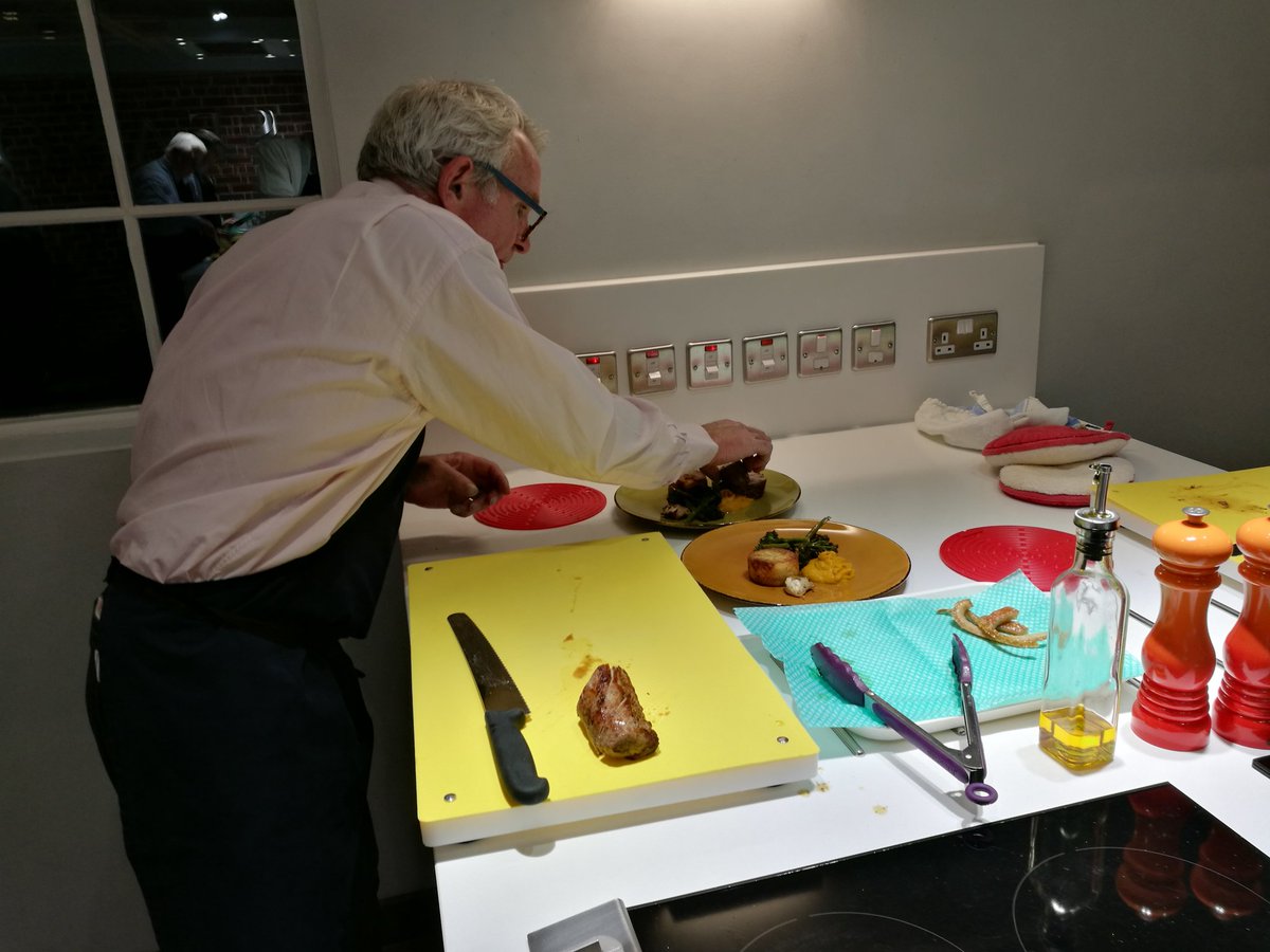 Fabulous evening with the Flintstones @LainstonHouse and cooked a beautiful Pork Loin, great company, super chef/teacher, great ingredients amazing Well House environment. 10/10 cheers <a href="/betteridgesbeer/">Betteridge's Brewery</a>