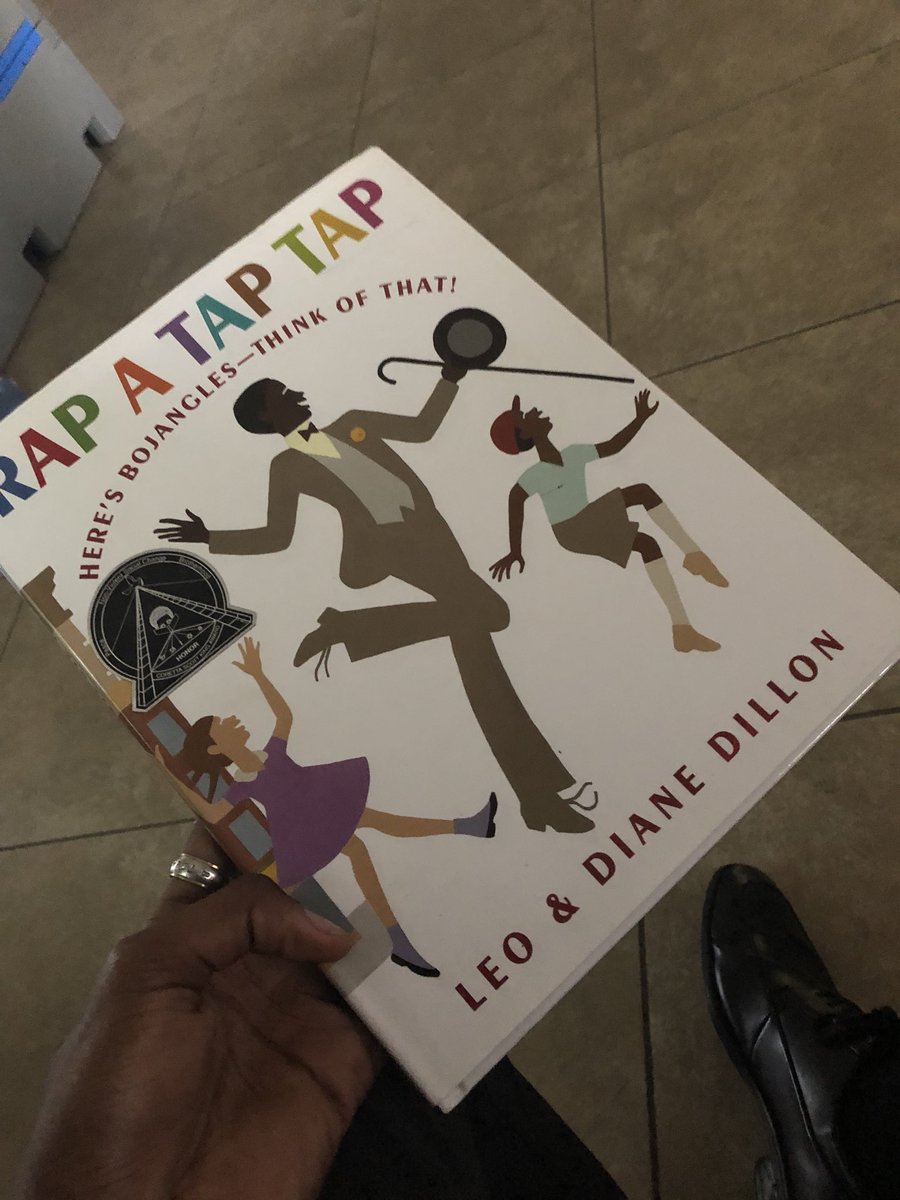 Rap a tap tap, think of that!  The little dodgers are getting to know Mr. Bill “Bojangles” Robinson @DTEelementary