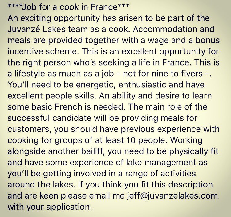 Job at Juvanzé