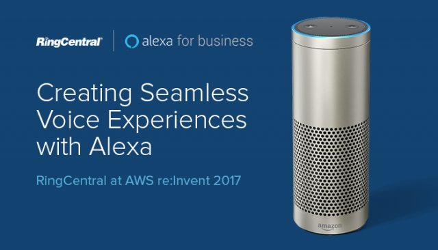 RingcentralS's tweet photo. .@RingCentral is proud to announce its integration with Alexa for Business. Learn more here #reInvent @AWSreInvent https://t.co/fE7GfFUhzm https://t.co/p4yirUHjif