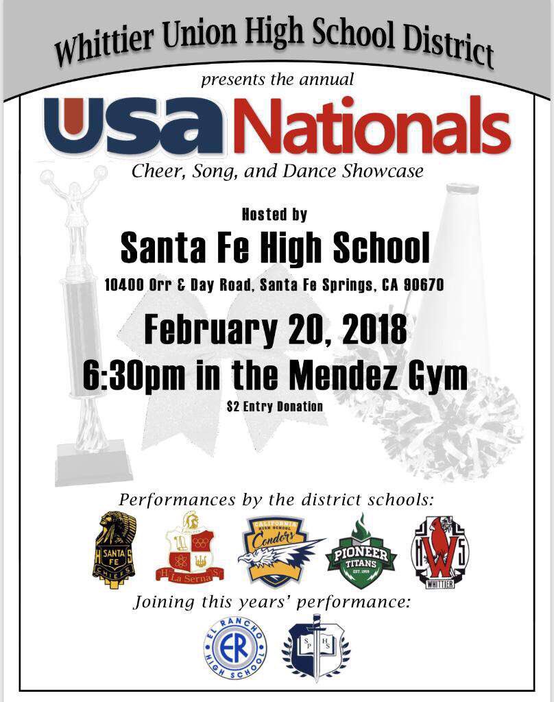 ERpepsters's tweet photo. come out and support our pepsters next Tuesday @ Sante Fe High School as we get ready to take on nationals! information down below! 🏆🎀💙@ERHStechcomm @MrsLealERHS @sentenoERHS @ElRanchoHS https://t.co/TMAkpiKDFF
