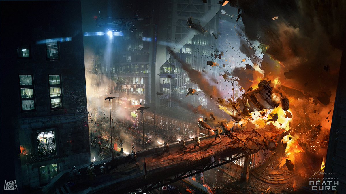 One of many concepts I did for Death Cure- <a href="/MazeRunnerMovie/">The Death Cure</a>   I had a blast working with <a href="/wesball/">Wes Ball</a>  and the team over @20thcenturyfox back in 2016. Time flies!
#deathcure #mazerunner #wesball #darekzabrocki #conceptart #design #film
