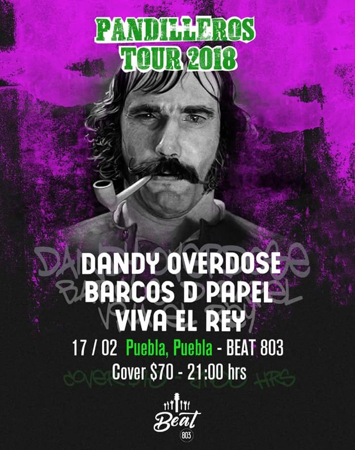 beatpueblamx's tweet photo. #PandillerosTour2018 cada día mas cerca.@DandyOverdose @barcosdpapel @vivaelreymx. 17.02.18. https://t.co/uScc66UfgO