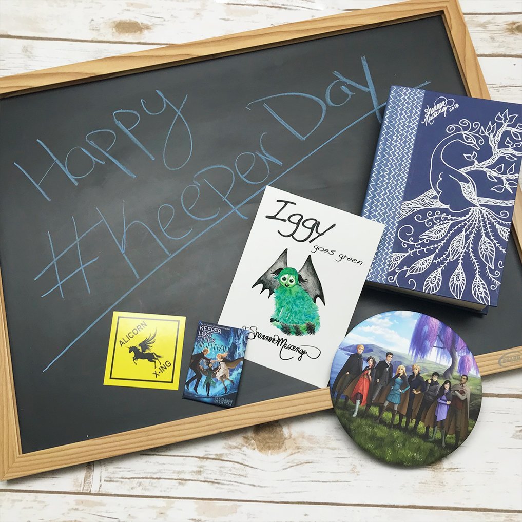 SimonKIDS's tweet photo. We ❤️ seeing #KeeperDay posts! Don't forget to enter our giveaway for a chance to win a special copy of #KeeperOfTheLostCities with artwork by @sw_messenger &amp; #KOTLC swag!! https://t.co/L7nvKRAcgp https://t.co/5rMyujda8p