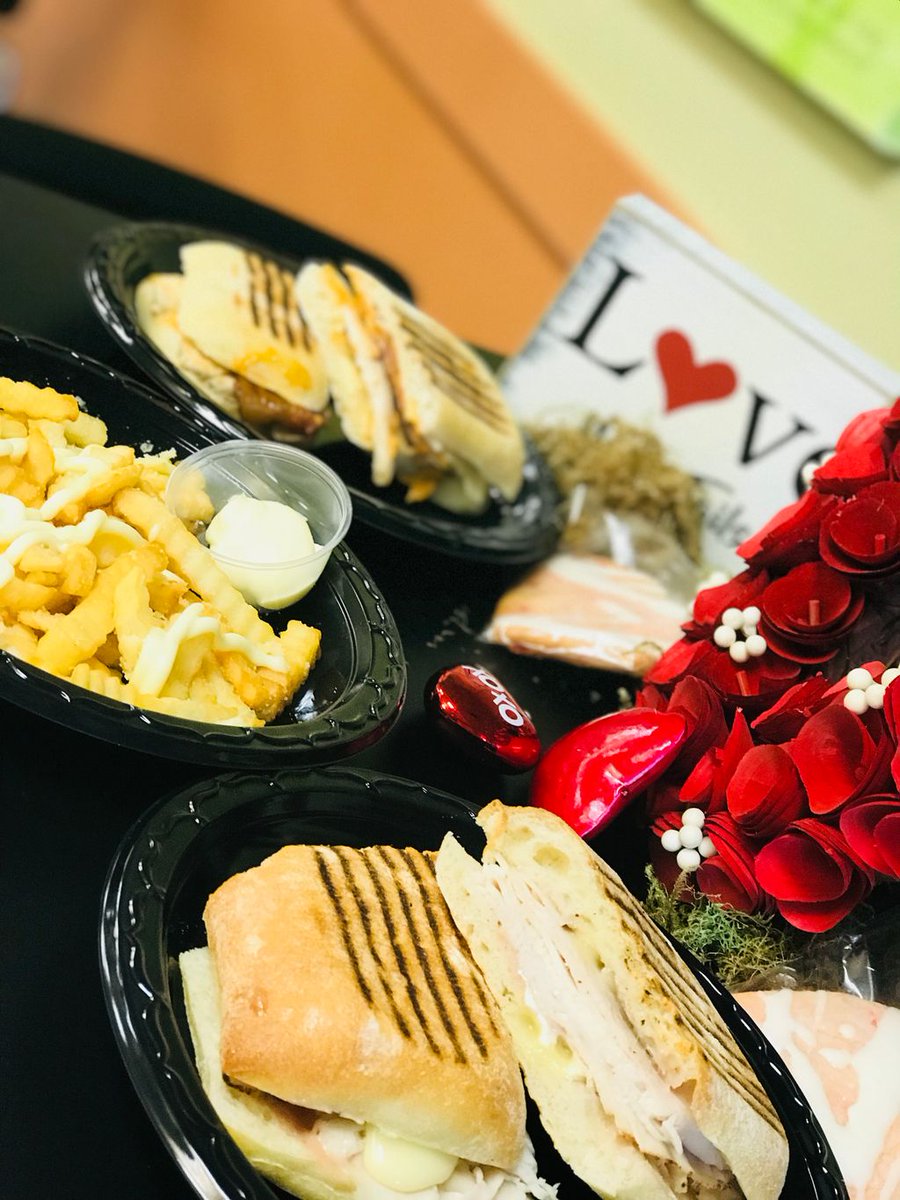 MadTable's tweet image. We do lunch for two!  

Valentines Day special:

Hot Shelby Panini + Turkey &amp;amp; Brie Panini + Garlic Parm Fries + a cookie to share

$20 plus tax

Eat-in or to-go
Plz no substitutions
Excludes JGC brownies and Hamilton Squares
Good on 2/14 only!