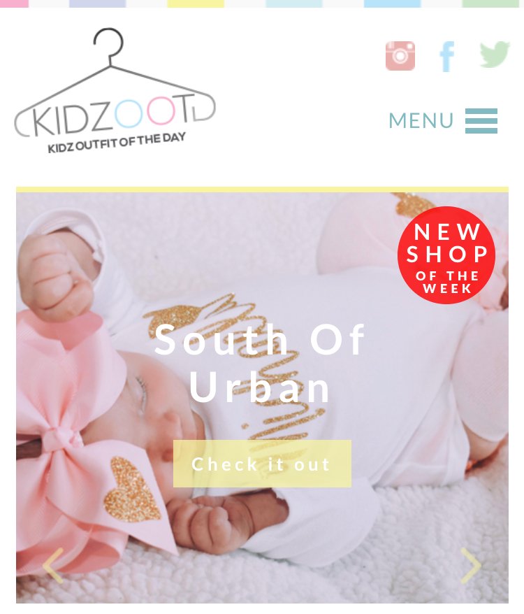 Check out our shop of the week 👉 South of Urban - Where Southern class meets urban sass 😃 kidzootd.com/shop-of-the-we…