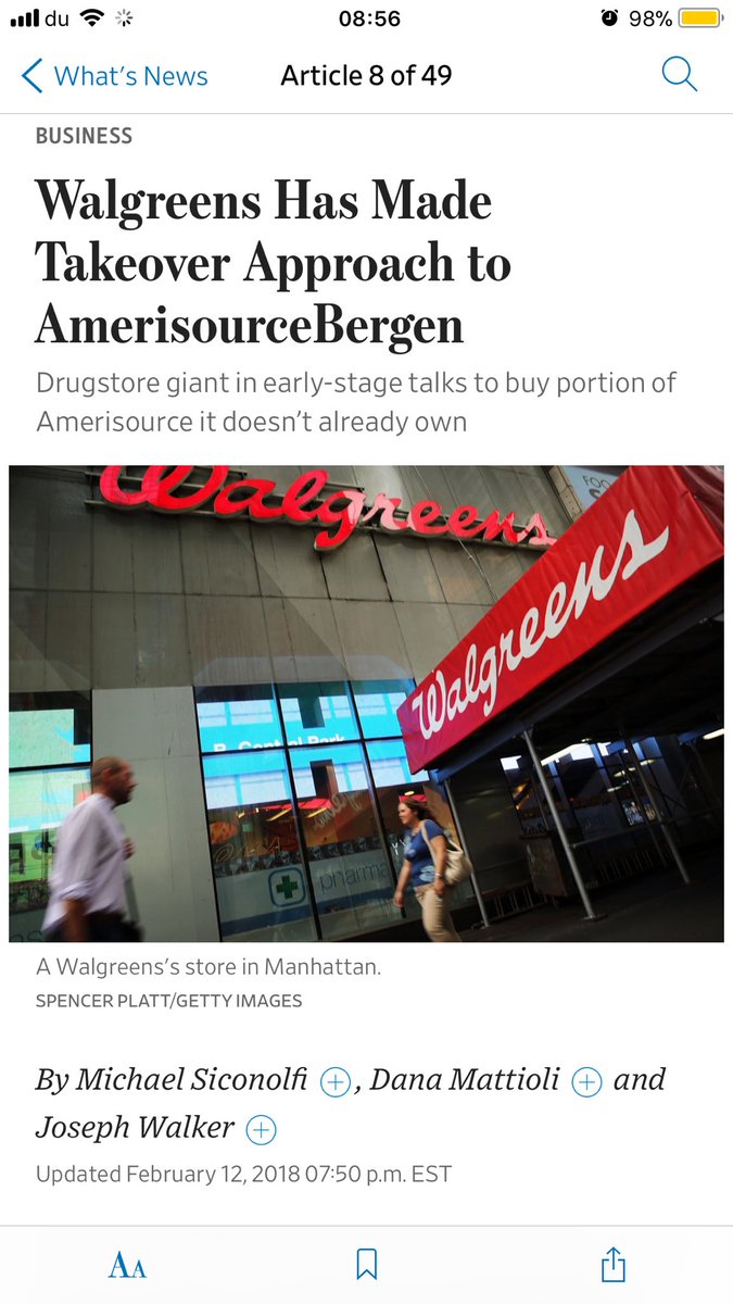 WSJ made it easier to follow a specific journalist by pressing “+” by their name. Never be blindsided again by the angle a journalist brings. #tuckcc