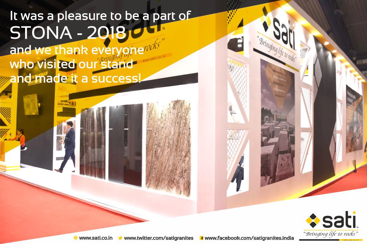 SatiGranites's tweet photo. #TeamSATI Thanks everyone for making #Stona2018 a great success for us.
#IndianGranites https://t.co/2MtOCkbuQW