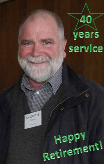 MuirsTas's tweet photo. 40 years ago today Graeme Palmer joined the @Serve_Ag team and today he starts his retirement! Thank you for your knowledge and leadership Palm - all the best! https://t.co/eEwhBkgmBD
