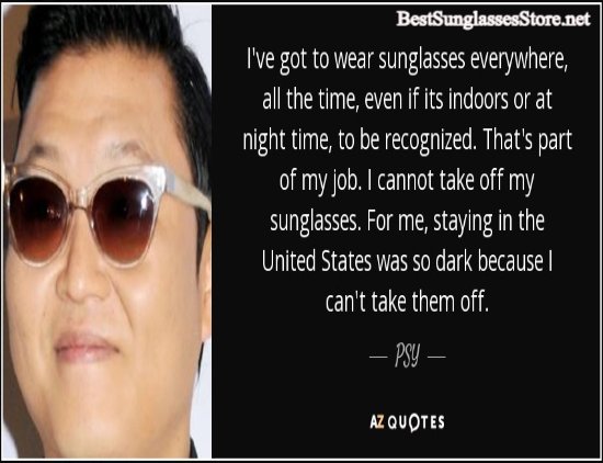 Agree? :) https://www.bestsunglassesstore.net #싸이 #BIGBANG #psy_oppa #EDM